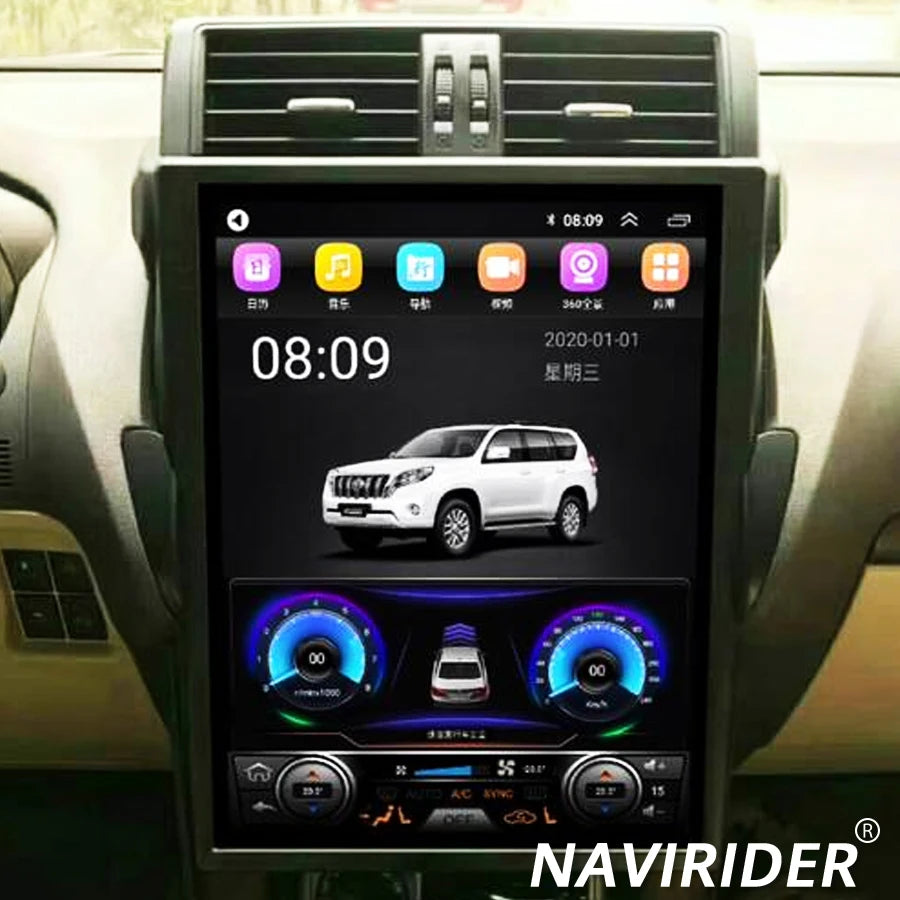 Navi Android 14 navirider Car Radio For Toyota Land Cruiser Prado 150 2014 - 2017 LC150 15