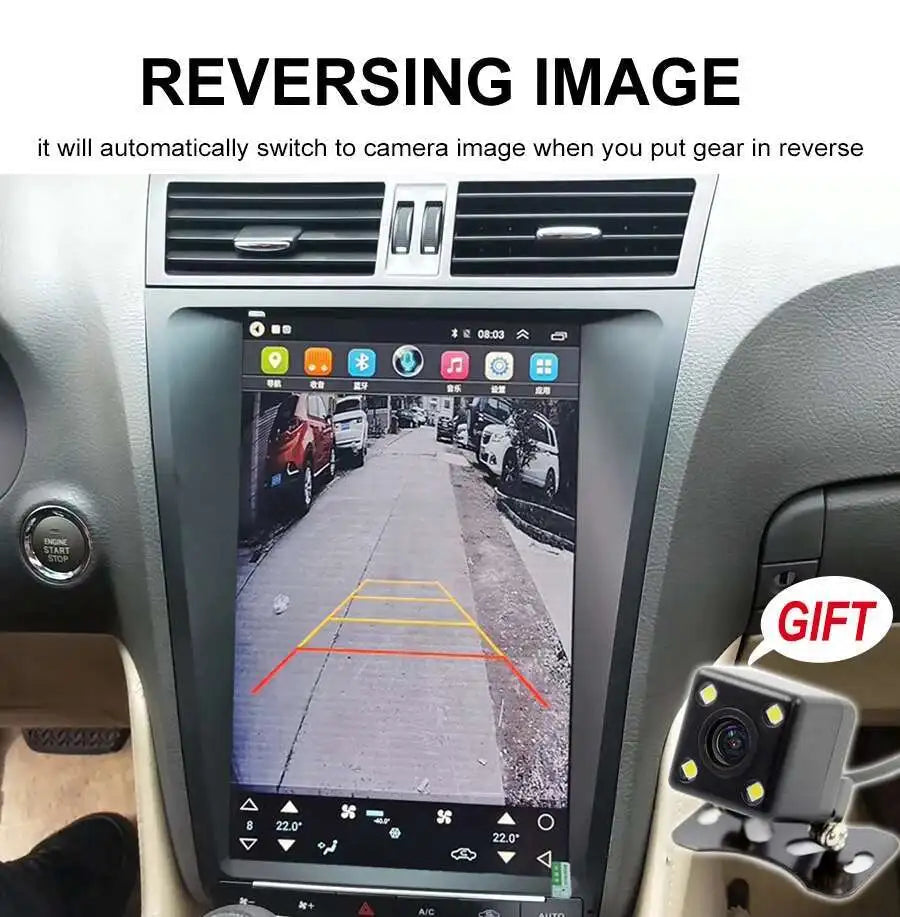 Android 14 Vertical Screen For LEXUS GS300 GS350 GS430 450h GPS Audio Carplay Car Radio Au