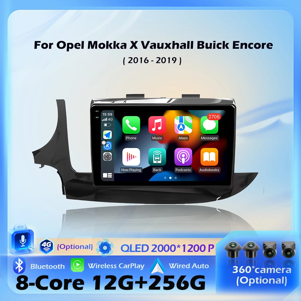 Wireless CarPlay Navigation GPS For Opel Mokka X Vauxhall Buick Encore 2016 - 2019 Car Rad