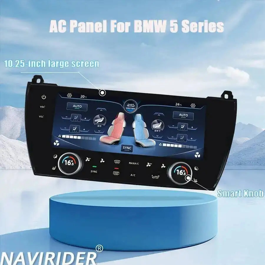 For BMW 5 Series 2011-2017 HD AC Panel Board Climate Control 10.25 inch LCD Large Touch Sc | AUTOKITSHOP