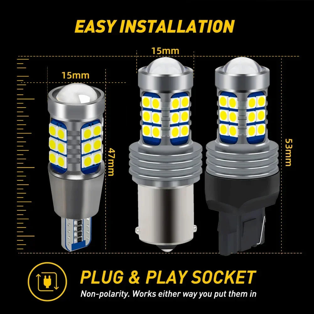 2-Piece LED Interior Light Kit for Kia Stinger Accessories - Canbus Error-Free Bulbs | AUTOKITSHOP