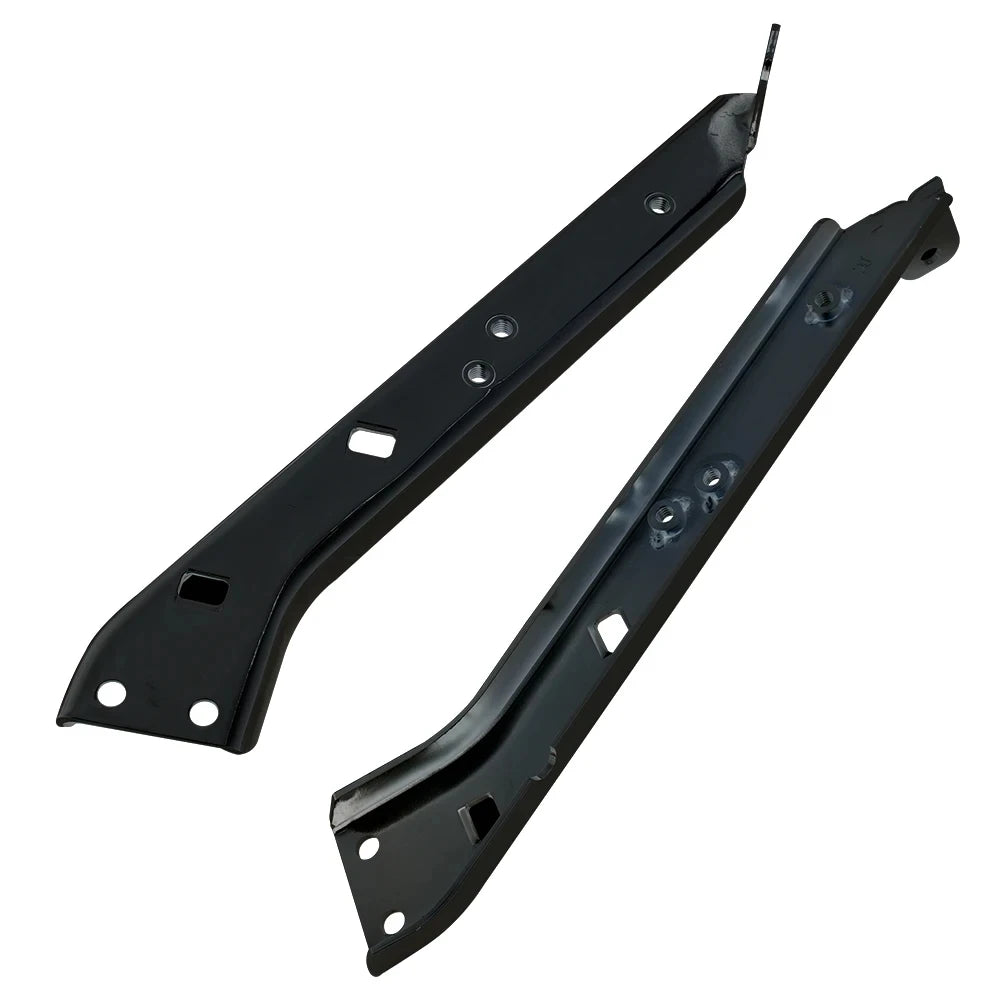 Motorcycle Black Saddlebag Rail Support Brackets For Harley Touring FLT FLHT Street Glide Road K - Automotive LED Light