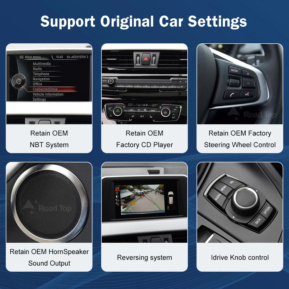 CN 10.25 Multimedia Display For BMW X1 F48 2015-2018 NBT Touch Screen Wireless Carplay And | AUTOKITSHOP