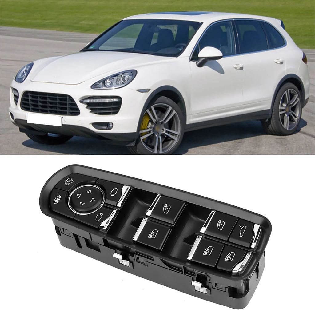 Car Power Master Window Control Switch Fit for Porsche Cayenne 2011-2016 for Porsche 2011-2016 - Automotive LED Light