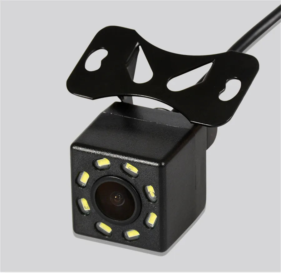 8LED Car Rearview Camera CCD Camera Intelligent Dynamic Trajectory Night Vision Reverse Pa