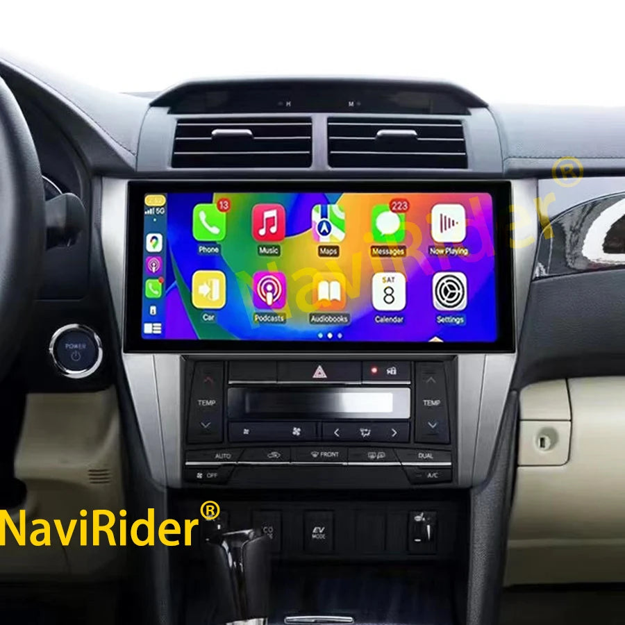 Qled Screen 12inch Android 13 For Toyota Camry 2015 2012 Car Multimedia Auto Video Player  | AUTOKITSHOP