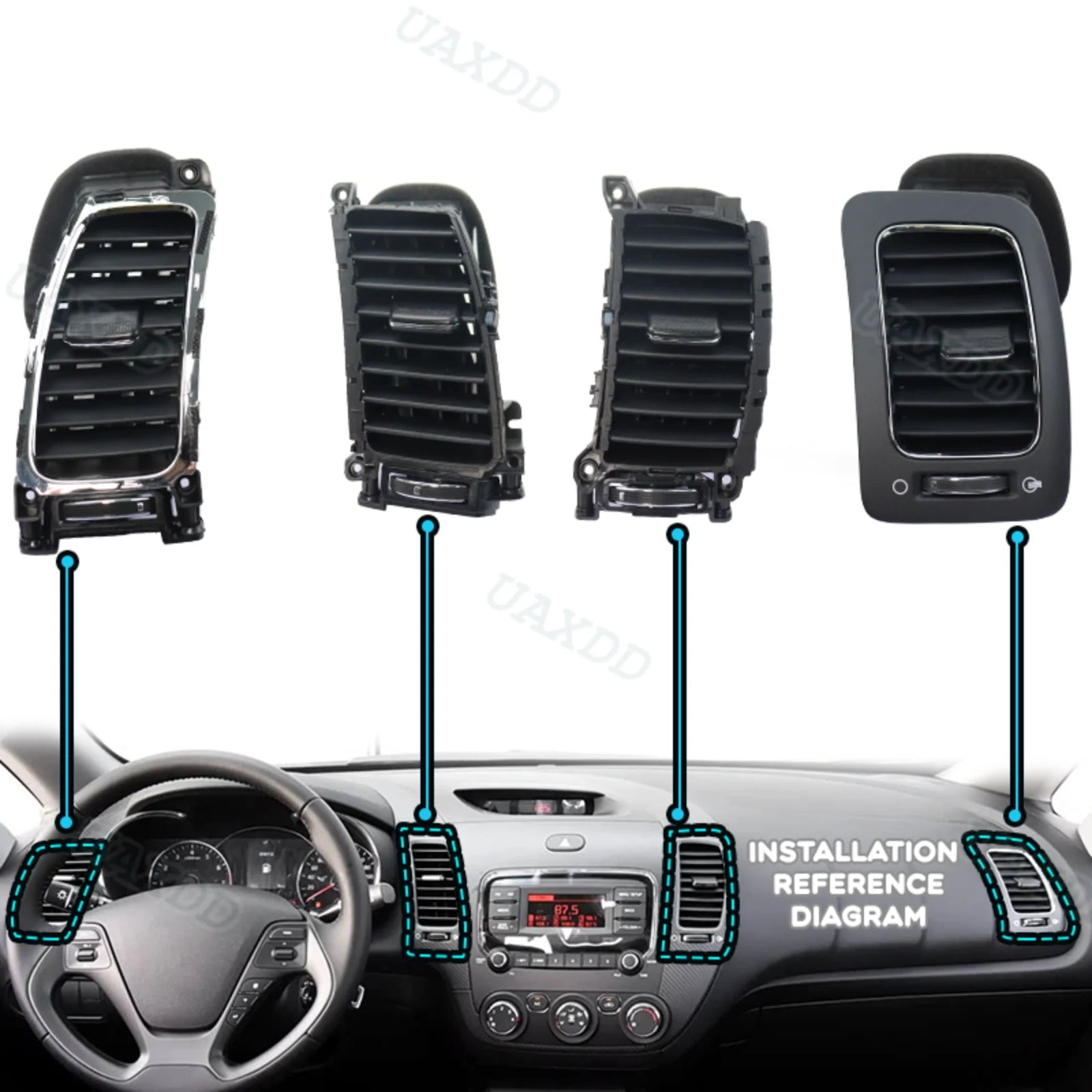 RGB - Ambient Light - for Kia K3 2012-2019 - Car Interior Lighting