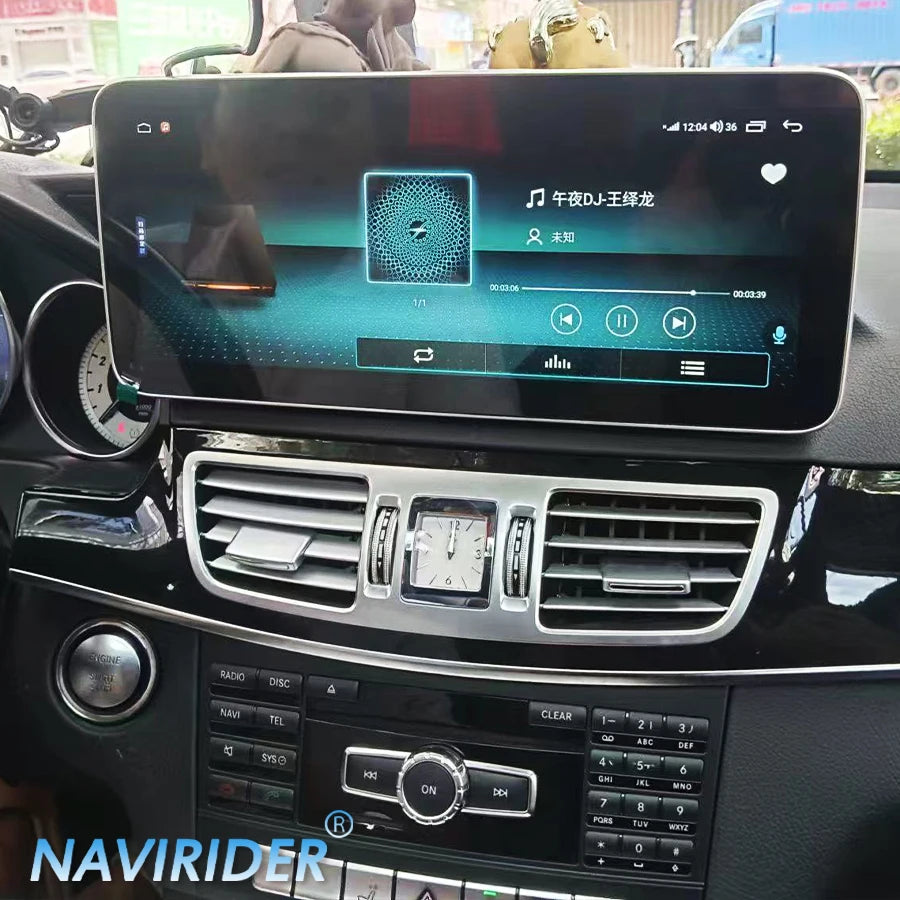 Android 13 Touch Screen Car Radio Multimedia Video Player GPS Navigation For Benz E Class