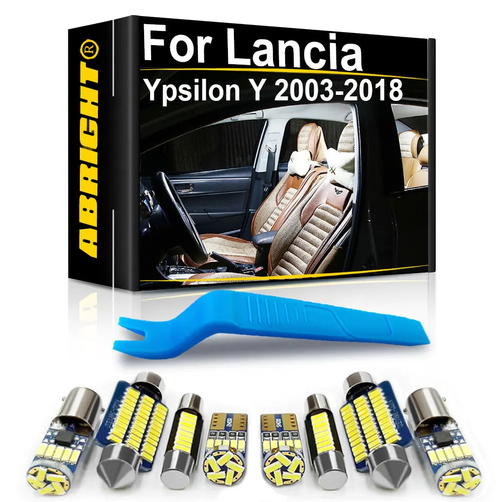 LED Interior Light Kit for Lancia Ypsilon Y 843 846 312 - Canbus Error-Free Bulbs | AUTOKITSHOP