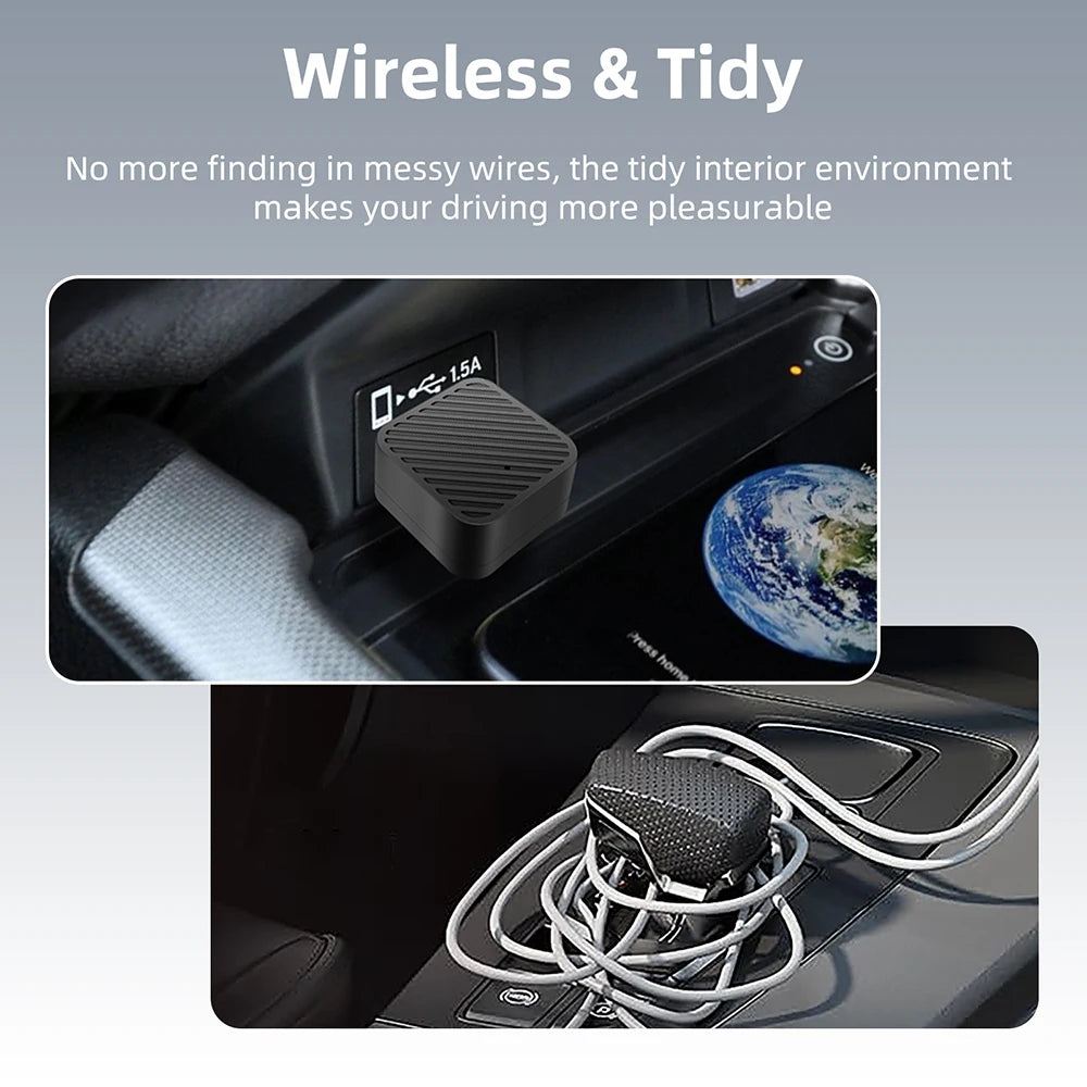 Wireless CarPlay Android Auto Adapter USB Dongle Smart Mini Box Plug And Play Universal Fo | AUTOKITSHOP