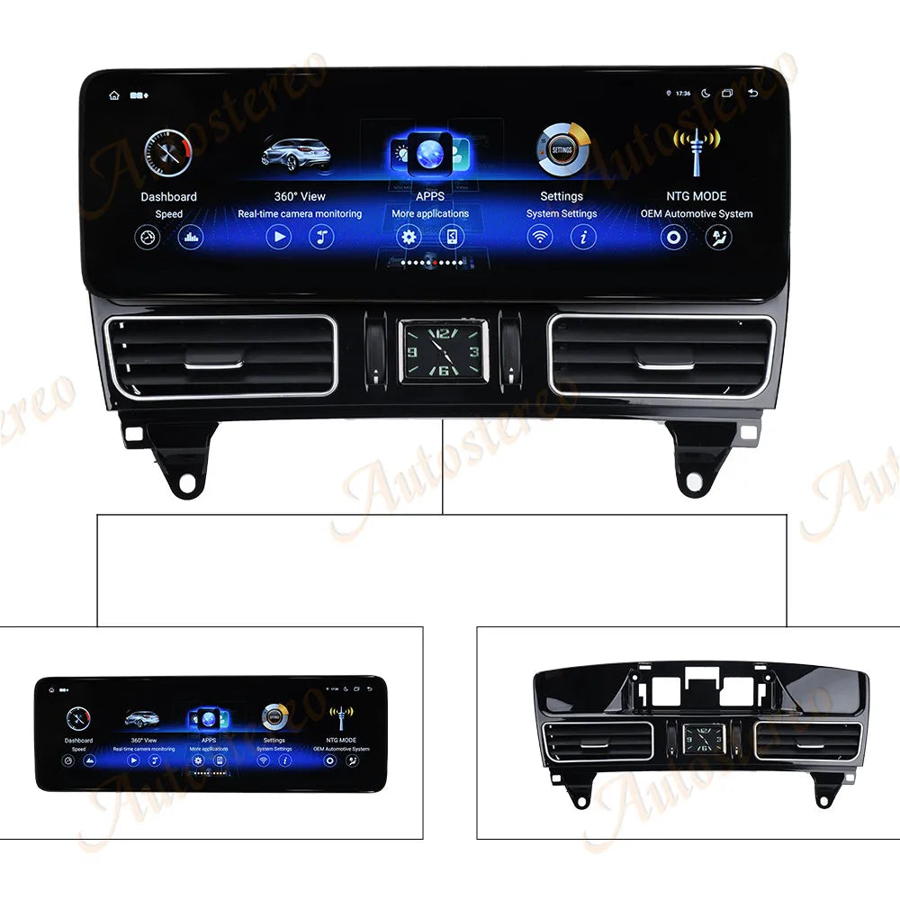14.9 Inch Carplay Android 14 For Mercedes Benz ML GL X166 2012-2015 Car GPS Navigation Mul