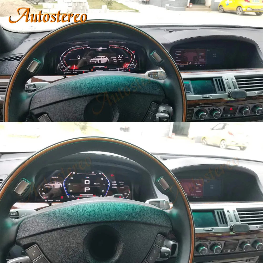 Car Digital Cluster Virtual Cockpit for BMW 7 E65 E66 2002-2008 Car Multimedia Player Dash