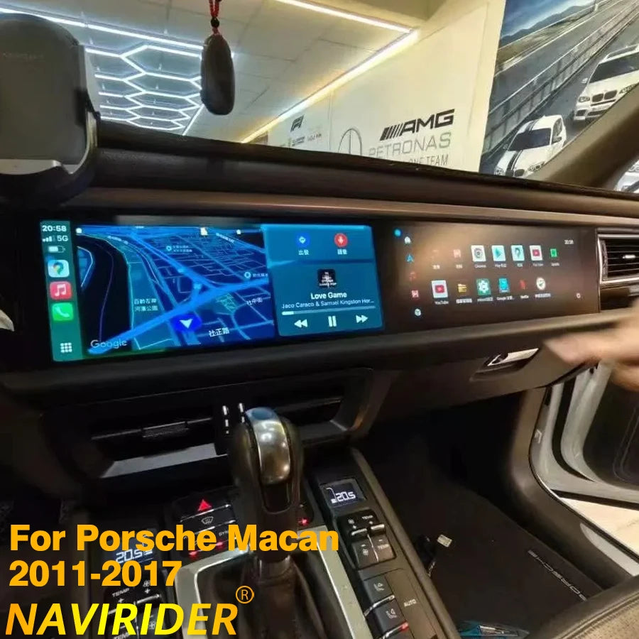 12.3"+12.3" Dual Screen For Porsche Macan 2011-2017 Car Radio Android Multimedia Video Pla | AUTOKITSHOP