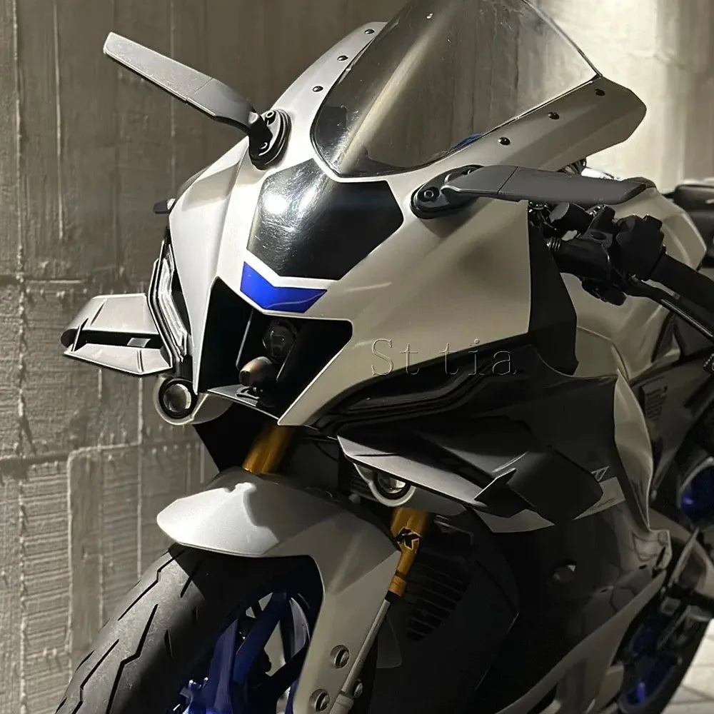 For YAMAHA R15 YZF R15 YZFr15 V4 2022 2023 YZF-R15 1pair Fixed Wind Wing Motorcycle Wing Aerodyn - Automotive LED Light