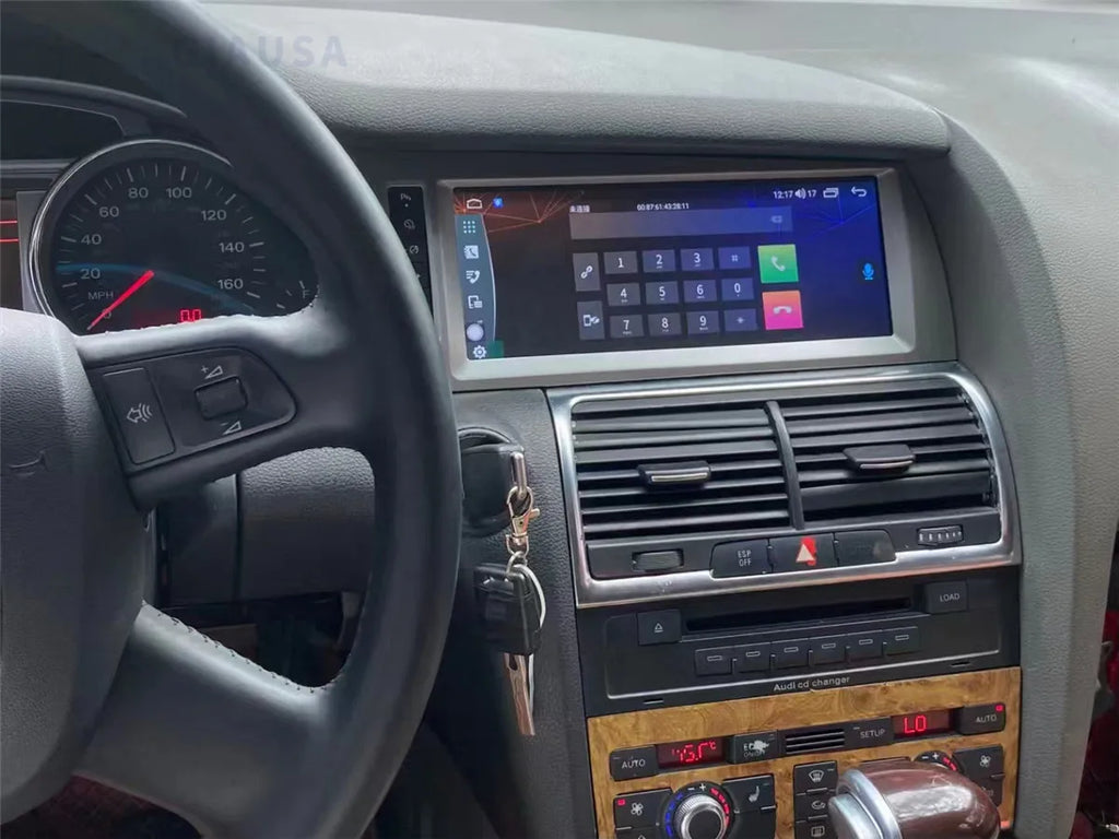 Android 14 Auto Radio CarPlay For Audi A6 C6 4f For Audi Q7 4L 2005-2015 MMI 2G 3G GPS Car