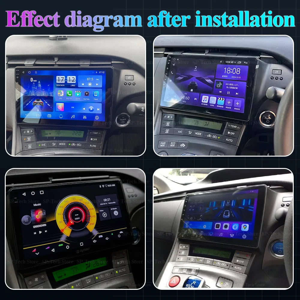 Android 16 For Toyota Prius 3 Xw30 2009-2015 Rhd Car Radio Multimedia Video Player Android | AUTOKITSHOP