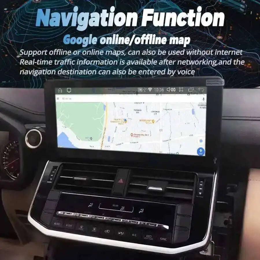 For Toyota LC300 2022-2025 Land Cruiser 300 Car Multimedia Video Player 1920 * 720 QLED Sc | AUTOKITSHOP