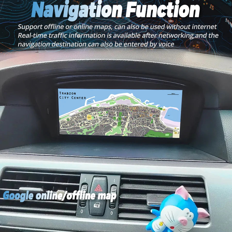 Car Multimedia Video Player For BMW 5 Series E60 2006-2010 CCC System 8.8Inch Android 13 Q