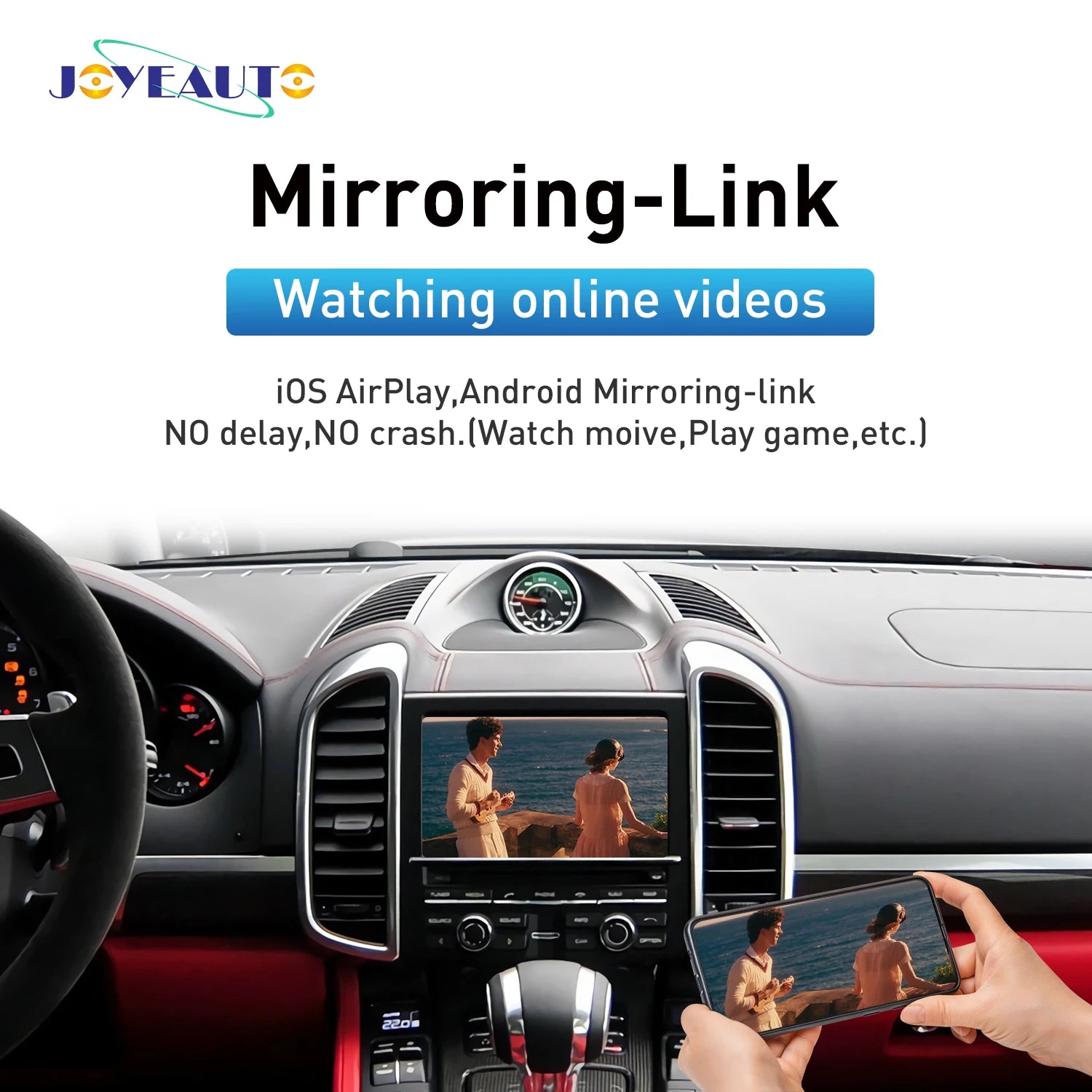 Wireless Apple CarPlay & Android Auto Interface for Porsche Cayenne Macan Panamera 911 Boxster 718 958 PCM3.1 - OEM Inte