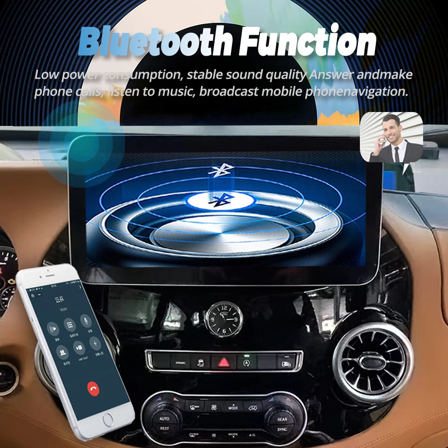 12.3inch Android 14 Car Radio For Mercedes Benz Vito 116 W447 2016 Autoradio Multimedia Pl