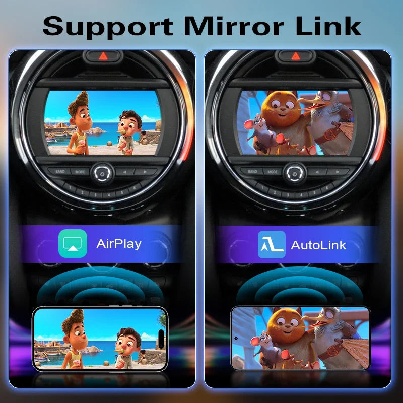 Wireless CarPlay Android Auto for Mini R55 R56 R57 R58 R59 R60 R61 F54 F55 Clubman Country