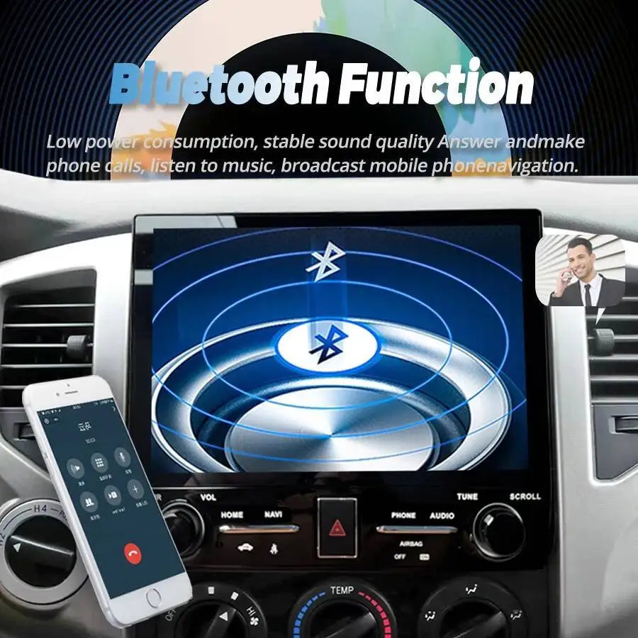 For Toyota Tacoma 2005-2015 Car Radio Multimedia Video Player Carplay Navigation GPS Stere | AUTOKITSHOP