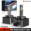 BEVINSEE D1S D3S D2S D5S D1R D2R D3R LED Lights for Car CANBUS 70W 7000LM 6000K 12V HID Xe