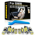 LED Interior Light Kit for BMW 1 3 5 Series E87 E81 F20 E46 E90 E91 E92 E93 E39 E60 E61 F10 F11 E38 E65 E66 Canbus - ...