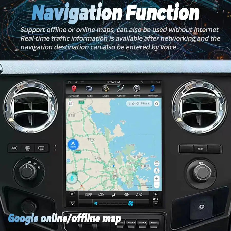 12.1" Android Screen Radio For Ford F250 F350 F450 F650 2008 2016 GPS Carplay Car Multimed | AUTOKITSHOP