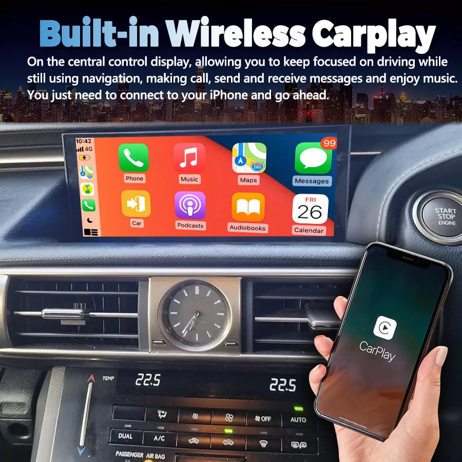 RHD For Lexus RC IS 200 250 300 350 200t 300h 2017,10.25inch,Android 13,Autoradio Multimed | AUTOKITSHOP