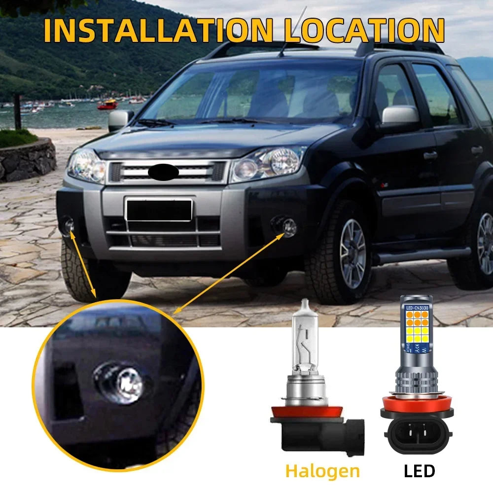 2-Piece LED Interior Light Kit for Ford EcoSport - Canbus Error-Free Bulbs | AUTOKITSHOP