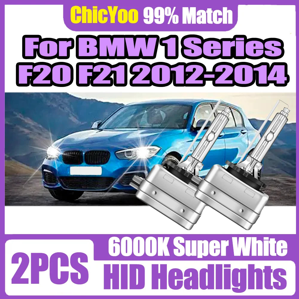 Canbus Car Front Lights D1S HID Xenon Headlamp Bulbs 20000LM 35W LED Headlights 6000K For