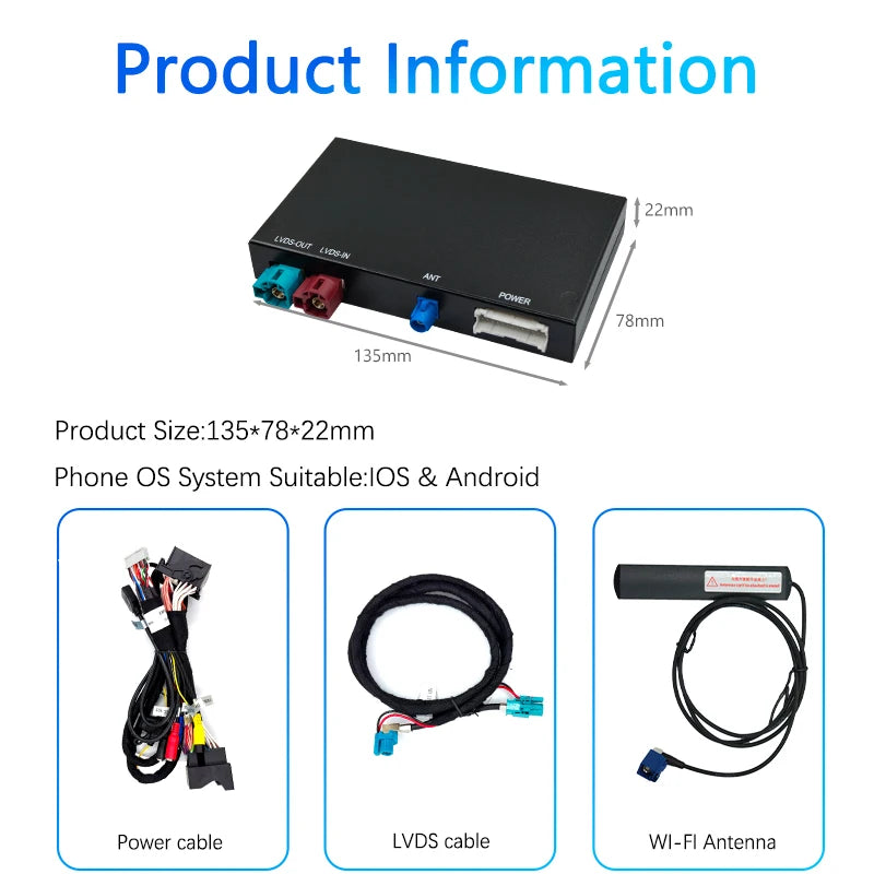 Wireless CarPlay Android AUTO for BMW NBT/CIC System 1 2 3 4 5 6 7 Series X1 X3 X4 X5 X6 M