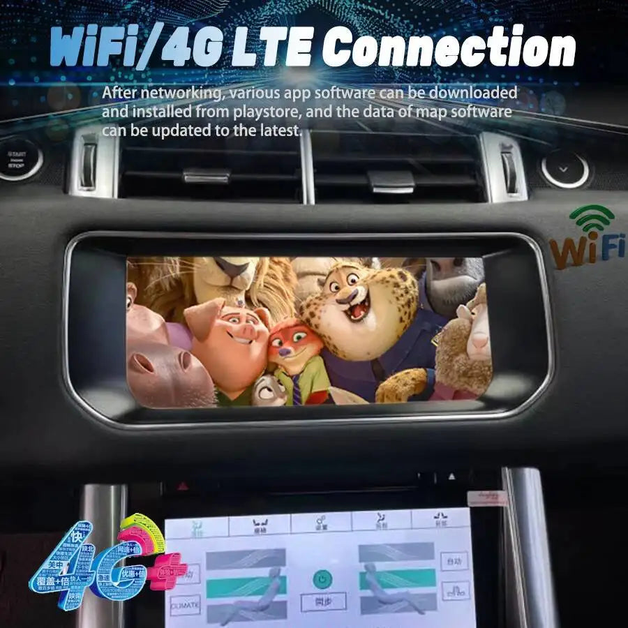 Car Android GPS Navi Stereo ForLand Rover Evoque Range Rover Vogue Sport 10.25" Qled Scree