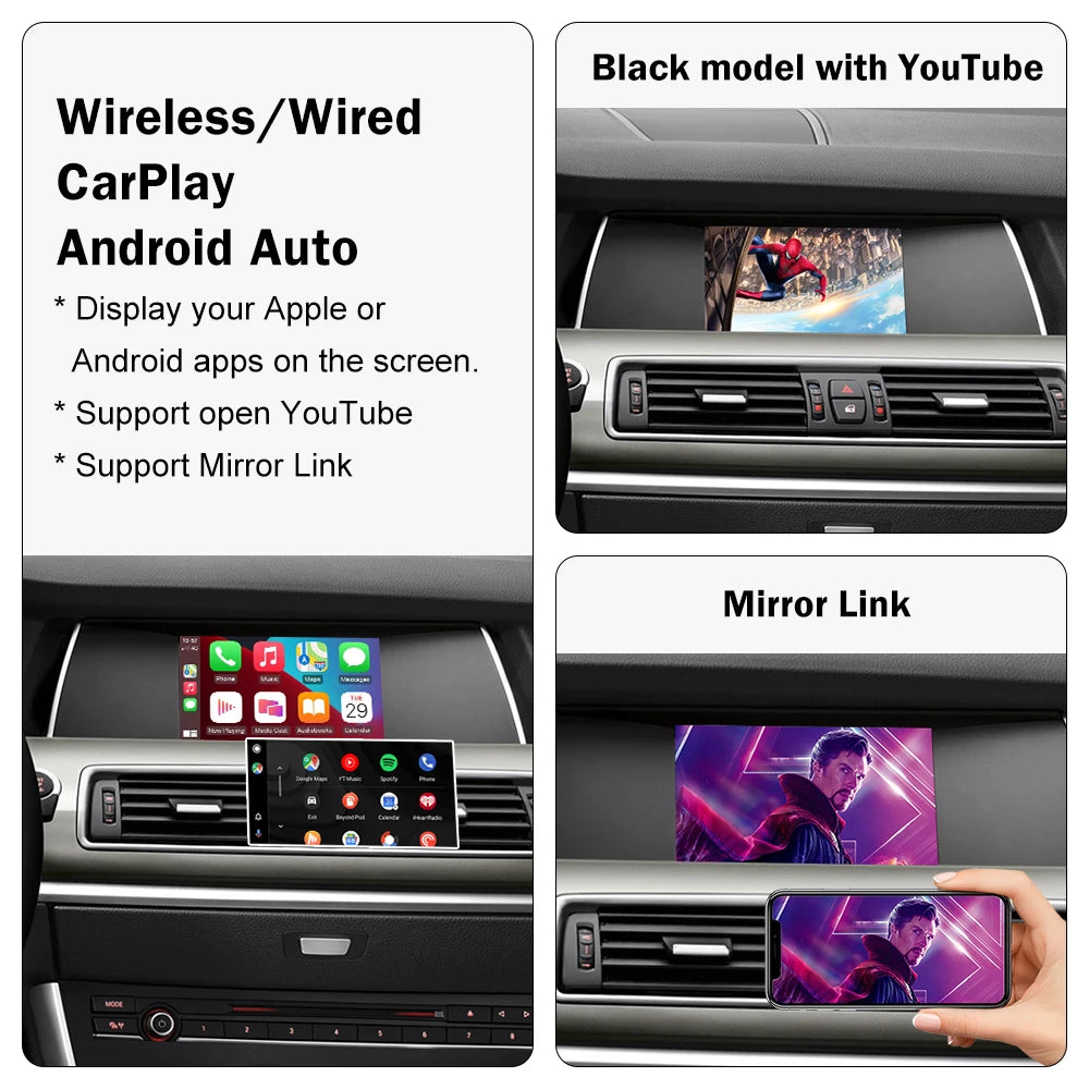Road Top Wireless CarPlay for BMW 5 Series F10 F11 F07 7 Series F01 F02 F03 F04 Android Au | AUTOKITSHOP