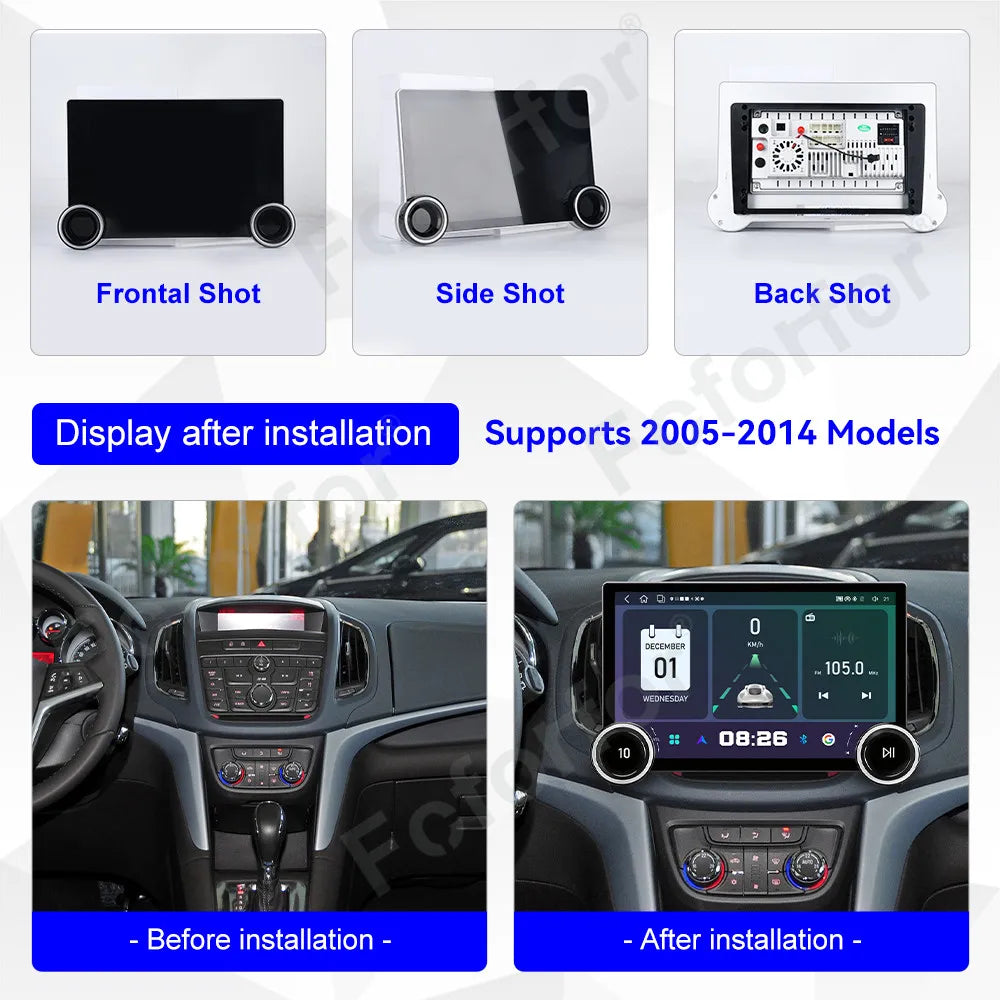 Sleek Modern 11.5 Inch Android 15 Luxury HD Display Wireless CarPlay Android Auto GPS Radi