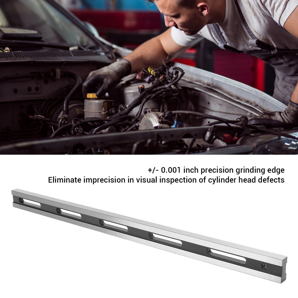 24Inch Machinist Precision Steel Straight Edge Tool Straight Edge Machined Flat for Checking Cyl - Automotive LED Light
