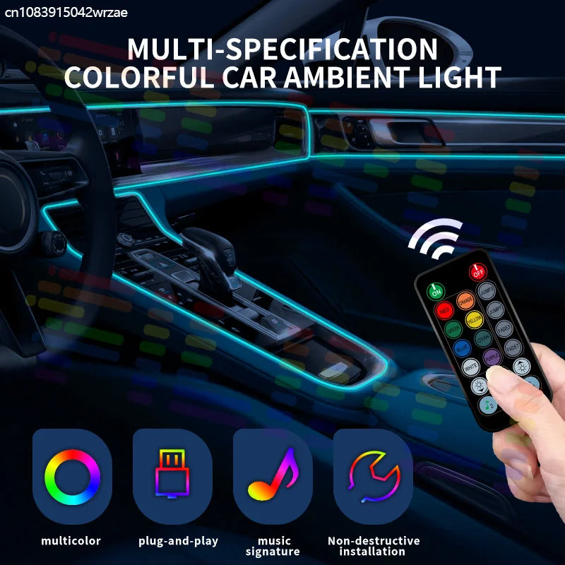 RGB - LED Strip - Car Interior Lighting | AUTOKITSHOP