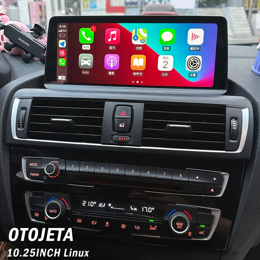 Android Auto Screen For BMW 1 Series E81 E82 E87 E88 2006-2011 10.25inch Carplay Car Radio