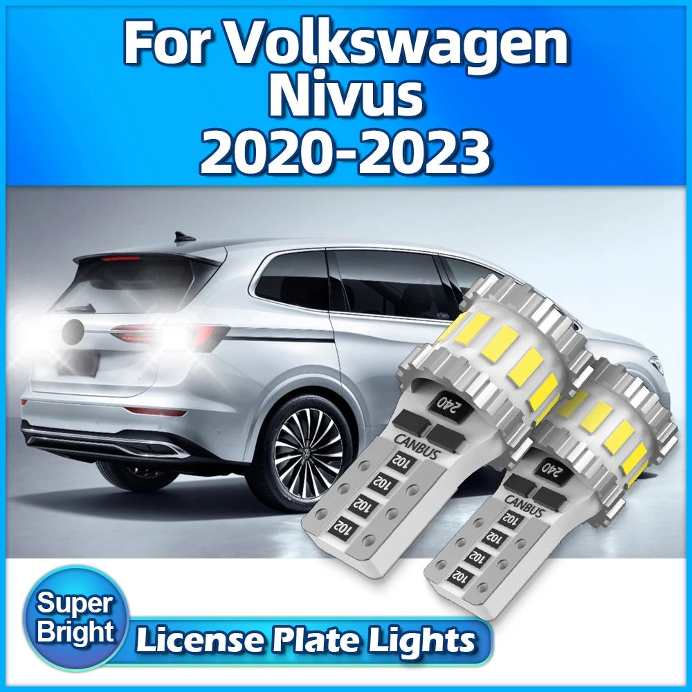 T10 W5W Plug And Play Auto Light 194 168 Canbus No Error License Plate Car Lamp 12V For Vo