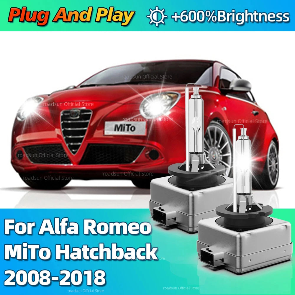 12V 35W HID Bulb High Quality Xenon Headlight D1S Light 6000K For Alfa Romeo MiTo Hatchbac