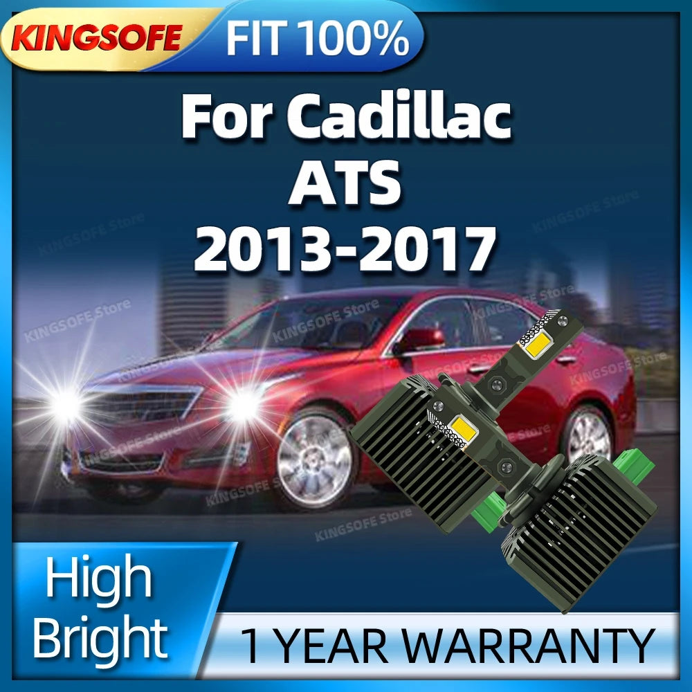 Car Light LED Canbus Headlight D3S Bulb Replace HID Conversion Lamp For Cadillac ATS 2013
