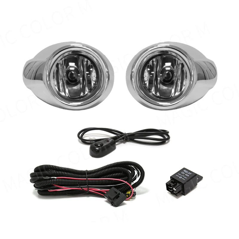 Chrome Cover Car Fog Lamp Day Time Running Light DRL For Ford Focus 3 2012 2013 2014 Focus | AUTOKITSHOP