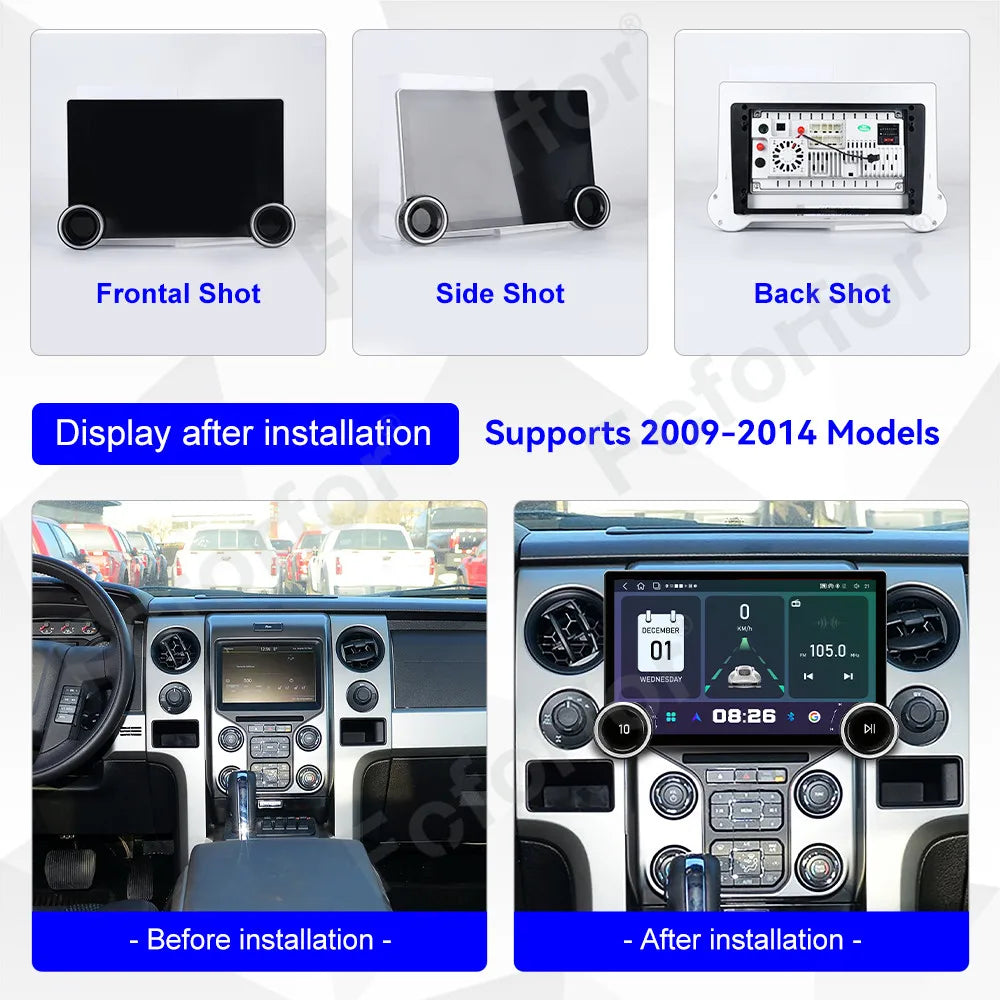 Android 15 Ultra Large Full HD Touch Display 11.5 Inch Wireless CarPlay GPS Navi Radio Hea