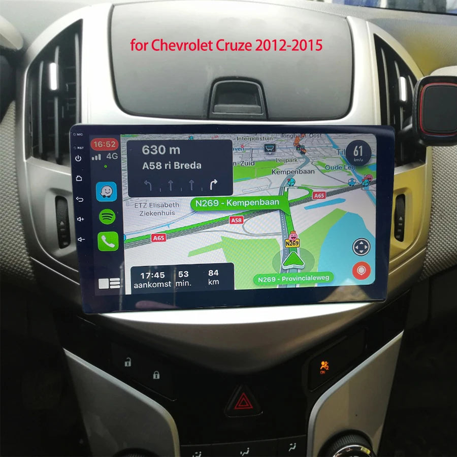 For Chevrolet Cruze 2012-2015 Android 14 Car Multimedia PlayerStereo Navi 128G Audio 360 C