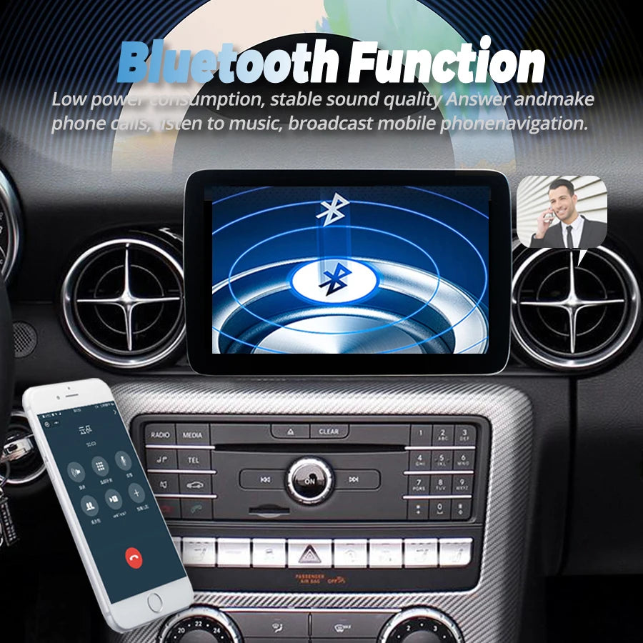 Android 13 Car Radio Screen For Benz SLC 43 AMG SLK SLC300 SLC200 SLC260 SLK350 SL350 R172