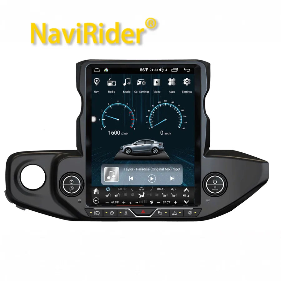 12.1" Android Screen Car Radio For Jeep Wrangler 2018-2022 Stereo GPS Nivigation Carplay M | AUTOKITSHOP