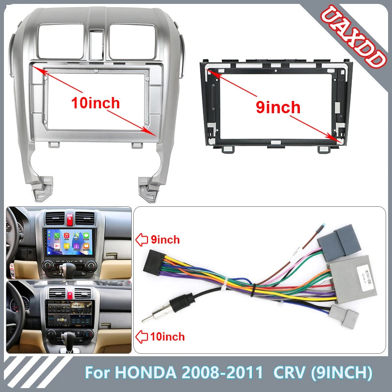 Car DVD CD Player Radio Android Stereo Harness Dashboard Screens Accessories Cables Frame
