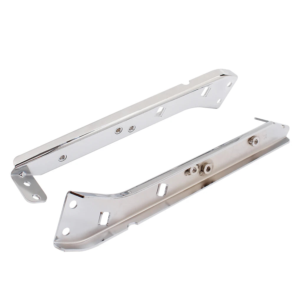 Drag Heavy Duty Saddlebag Support Chrome Brackets For Harley Electra Glide Road Glide Road King  - Automotive LED Light