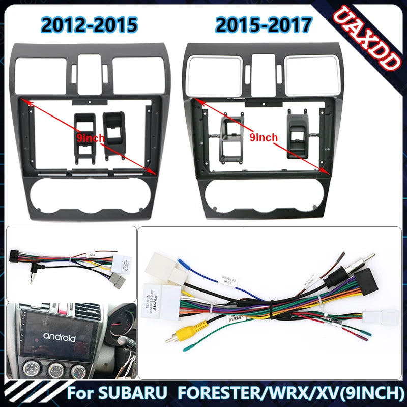 For SUBARU 2012-2017 FORESTER WRX XV 9INCH Car Radio Android Stereo Audio Screen Multimedi